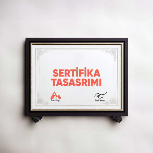 Sertifika Tasarımı